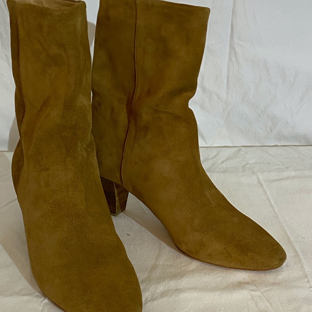 Polo Ralph Lauren Brown Color Suede Boots Size 10B